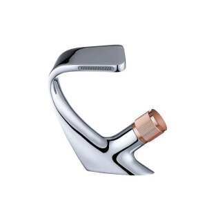 Blackswan M46 waterfall bathroom sink faucet, chrome and rose gold finish - Nonbrand Faucet