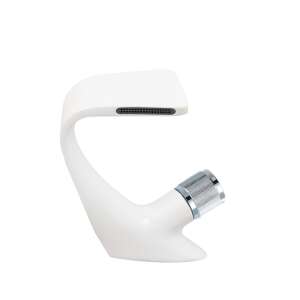 Blackswan M48 vízesés fürdőszoba mosogató csaptelep, fehér/króm, 19 cm - Nonbrand Csaptelep