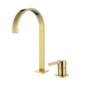 Blackswan M51 típusú arany mosogató csaptelep, 35 cm - Nonbrand Csaptelep