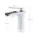 Blackswan M57 Waterfall Bathroom Sink Faucet, White/Chrome, 16cm, dimensions