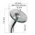 Blackswan M61 Waterfall Bathroom Sink Faucet, Chrome/Glass Model, 27.5 cm, dimensions