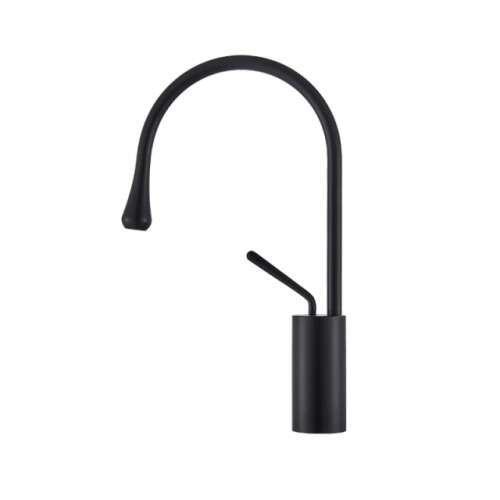 Черна батерия за мивка за баня Blackswan M66