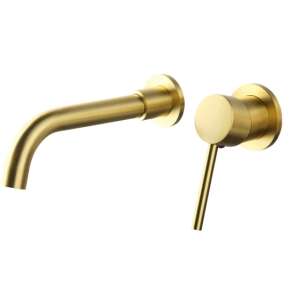 Blackswan M69.1 Badezimmer Waschbeckenarmatur, matt Gold, 20 cm - Wasserhahn