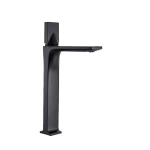 Blackswan M81 bathroom sink faucet, matte black, side view - Nonbrand Faucet