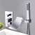 Blackswan M2 type bathtub and shower faucet set, chrome finish