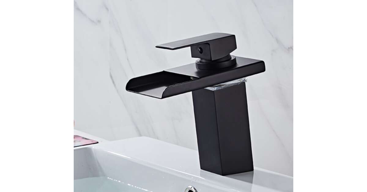 Blackswan M32 type bathtub and sink faucet set, matt black model, size 25.5 cm 102638979