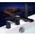 Blackswan M32 matte black bathtub and sink faucet set in a bathroom