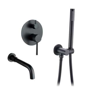 Bateria wannowa Blackswan typ M68, model czarny matowy, rozmiar 22 cm