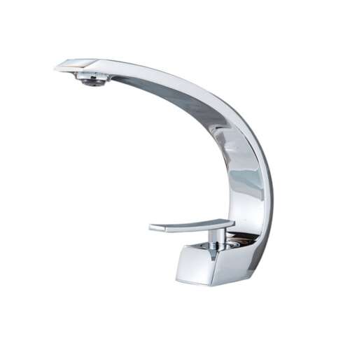 Bateria do zlewu łazienkowego, Blackswan, typ M87, model błyszczący chrom, rozmiar 17,8 cm