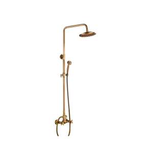 Slavina za tuš, Blackswan, tip M38.2, model antikne bronce, veličina 25 cm 102639046 - Set za tuširanje