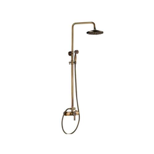 Baterie dus, Blackswan, Tip M39.1, model bronz antichizat, dimensiune 20 cm