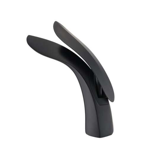 Blackswan M89 matte black bathroom sink faucet, 20 cm