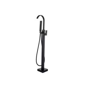Blackswan freestanding bathtub faucet, M18 model, matte black, 108 cm - Faucet
