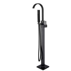 Blackswan M29 freistehende Badewannenarmatur, antikes Schwarz, 110 cm - Wasserhahn