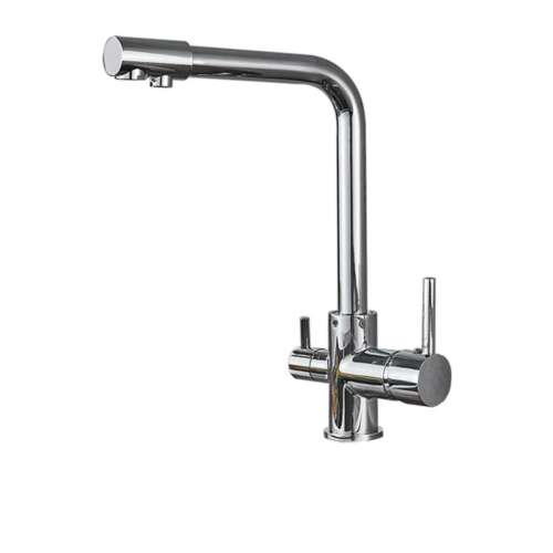 Robinet de bucătărie Blackswan M3 pentru chiuvetă, cu ieșire pentru apă filtrată, crom