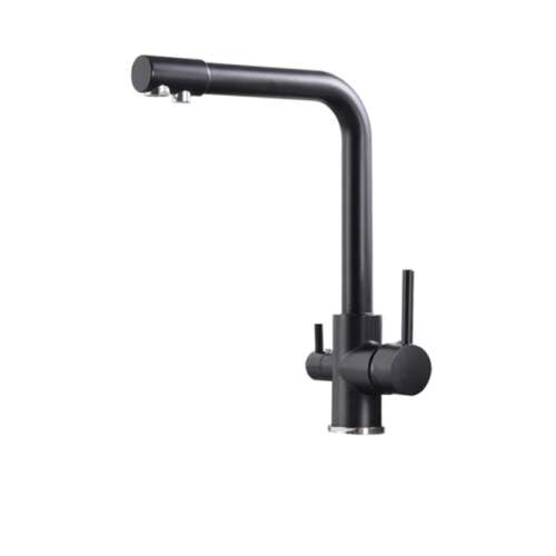 Blackswan M4 kitchen faucet with filtered water outlet, matte black, 32 cm