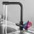 Blackswan M4 kitchen faucet with filtered water outlet, matte black, hot and cold water control