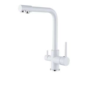Blackswan M6 kitchen faucet with purified water outlet, white model, 33.5 cm - Faucet
