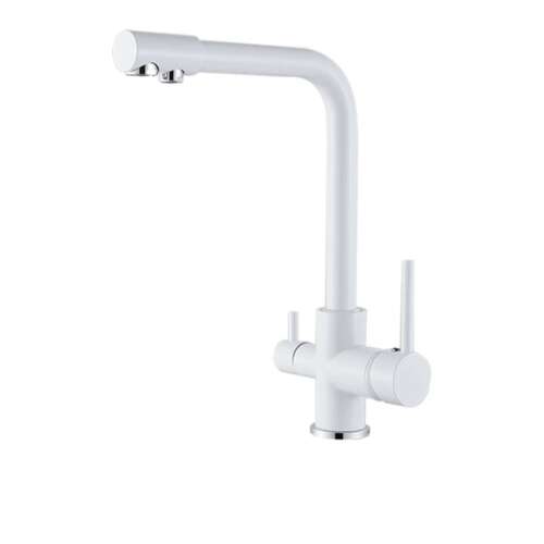 Blackswan M6 kitchen faucet with purified water outlet, white model, 33.5 cm