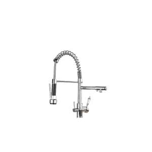 Robinet de bucătărie Blackswan M13 cu pulverizator retractabil, finisaj crom - Nonbrand Robinet