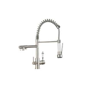 Robinet de bucătărie Blackswan M14 cu pulverizator retractabil, finisaj nichel periat - Nonbrand Robinet