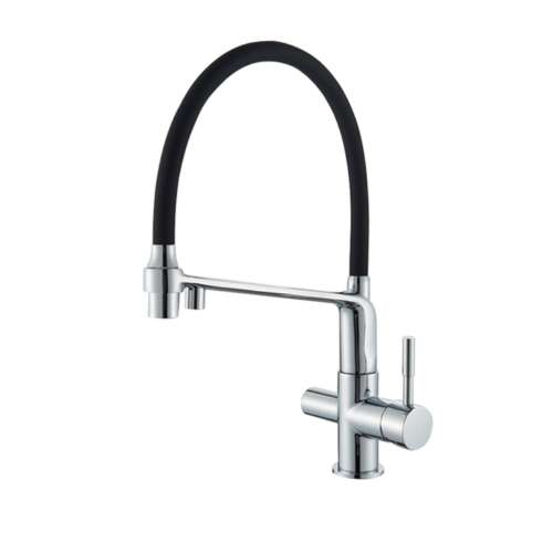 Blackswan M20 konyhai mosogató csaptelep tisztított víz kimenettel, króm modell, 43 cm