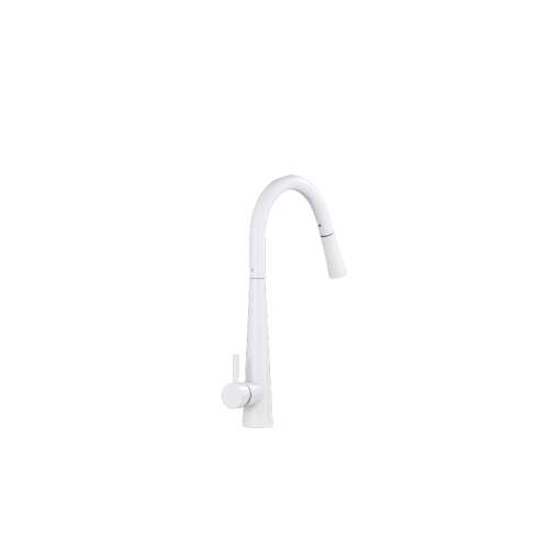 Blackswan M23 kitchen faucet, white, 43.5 cm