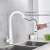 Blackswan M23 kitchen faucet with pull-out spray, white, 43.5 cm