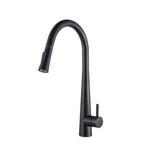 Blackswan M24 kitchen faucet with sensor, black, 47 cm - Faucet