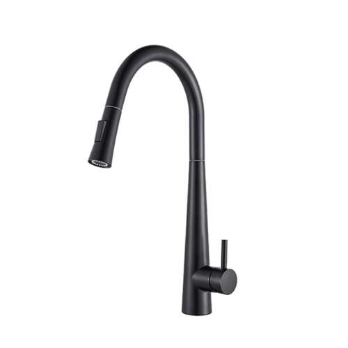 Blackswan M24 kitchen faucet with sensor, black, 47 cm
