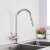 Blackswan M31 kitchen faucet, brushed nickel, touch sensor, pull-down spray, in use