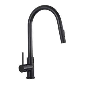Blackswan M40 kitchen faucet with pull-down sprayer, matte black finish - Faucet
