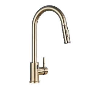 Blackswan M41 kitchen faucet, brushed gold, pull-out spray, sensor tap - Faucet