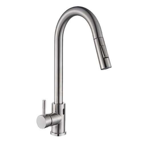 Blackswan M42 kitchen faucet with smart sensor, brushed nickel finish