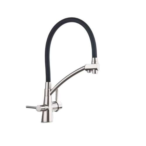 Blackswan M56 Küchenarmatur mit ausziehbarer Brause, gebürstetes Nickel