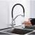 Blackswan M51 kitchen faucet with pull-out spray, chrome finish, in use