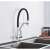Blackswan M51 kitchen faucet with pull-out spray, chrome finish, installed in a kitchen