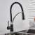 Blackswan M59 kitchen faucet, black/chrome model, 43 cm