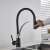 Blackswan M59 kitchen faucet in use, black/chrome model, 43 cm