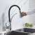 Blackswan M65 kitchen faucet with LED light, chrome model, installed in a kitchen sink