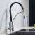 Blackswan M65 kitchen faucet with LED light, chrome model, installed in a kitchen sink