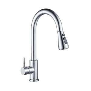 Blackswan M69 kitchen faucet, chrome, 2 modes, pause button, 43 cm - Faucet