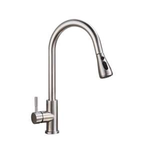 Blackswan M72 kitchen faucet, brushed nickel finish, 360 degree rotation, pull-down sprayer - Nonbrand Faucet