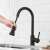 Blackswan M79 Matte Black Kitchen Faucet with 3 Spray Modes, Pull-Out Sprayer