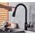 Blackswan M86 kitchen faucet with pull-down sprayer, sensor, and pause button, matte black
