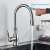 Blackswan M93 kitchen faucet with touch sensor and pull-down sprayer, nickel finish