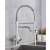 Blackswan M95 kitchen faucet with pull-out spray in use, chrome finish