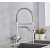 Blackswan M95 kitchen faucet with pull-out spray in use, chrome finish