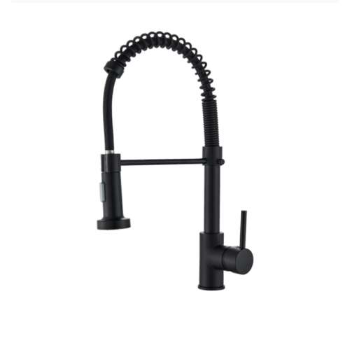 Blackswan M100 kitchen faucet, matte black, 44 cm