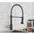 Blackswan M101 kitchen faucet, black and nickel finish, 44 cm